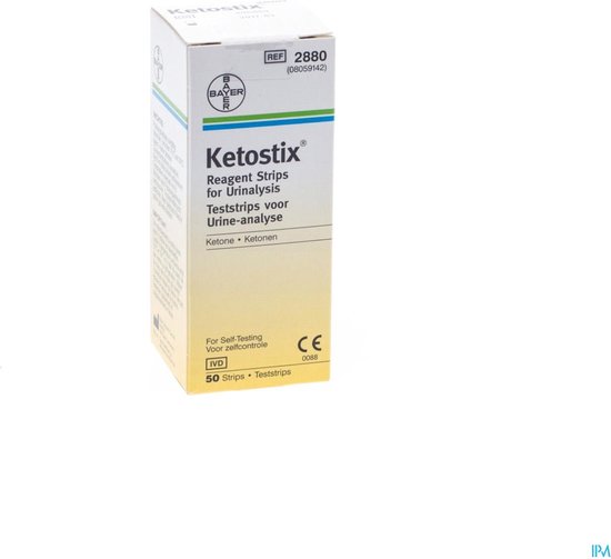 Ketostix - 50 stuks - Ketoseteststrip | bol