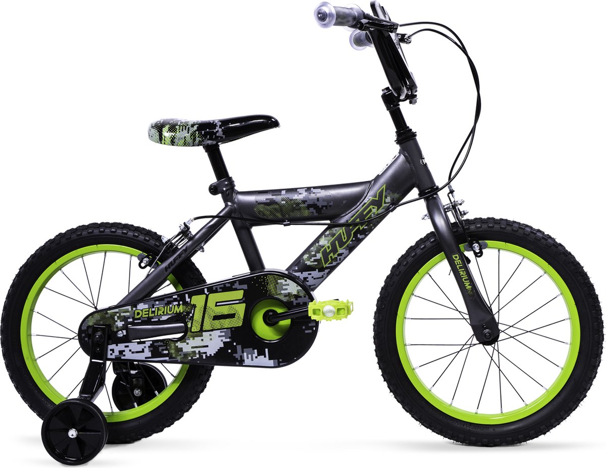 Huffy Vélo Minecraft 16" Pour Enfant De 5 à 7 Ans, Noir