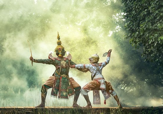 Papier peint photo - Papier Peint Intissé - Guerriers - Guerriers - 254 x 184 cm