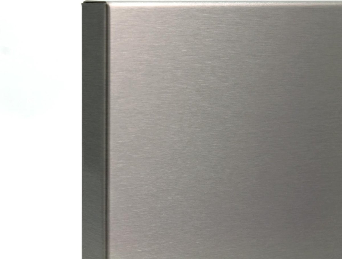 Edel Steel RVS magneetbord 120x75 - Beschrijfbaar Frameless | bol.com
