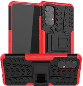 Coverup Rugged Kickstand Back Cover - Geschikt voor Samsung Galaxy A32 4G Hoesje - Rood