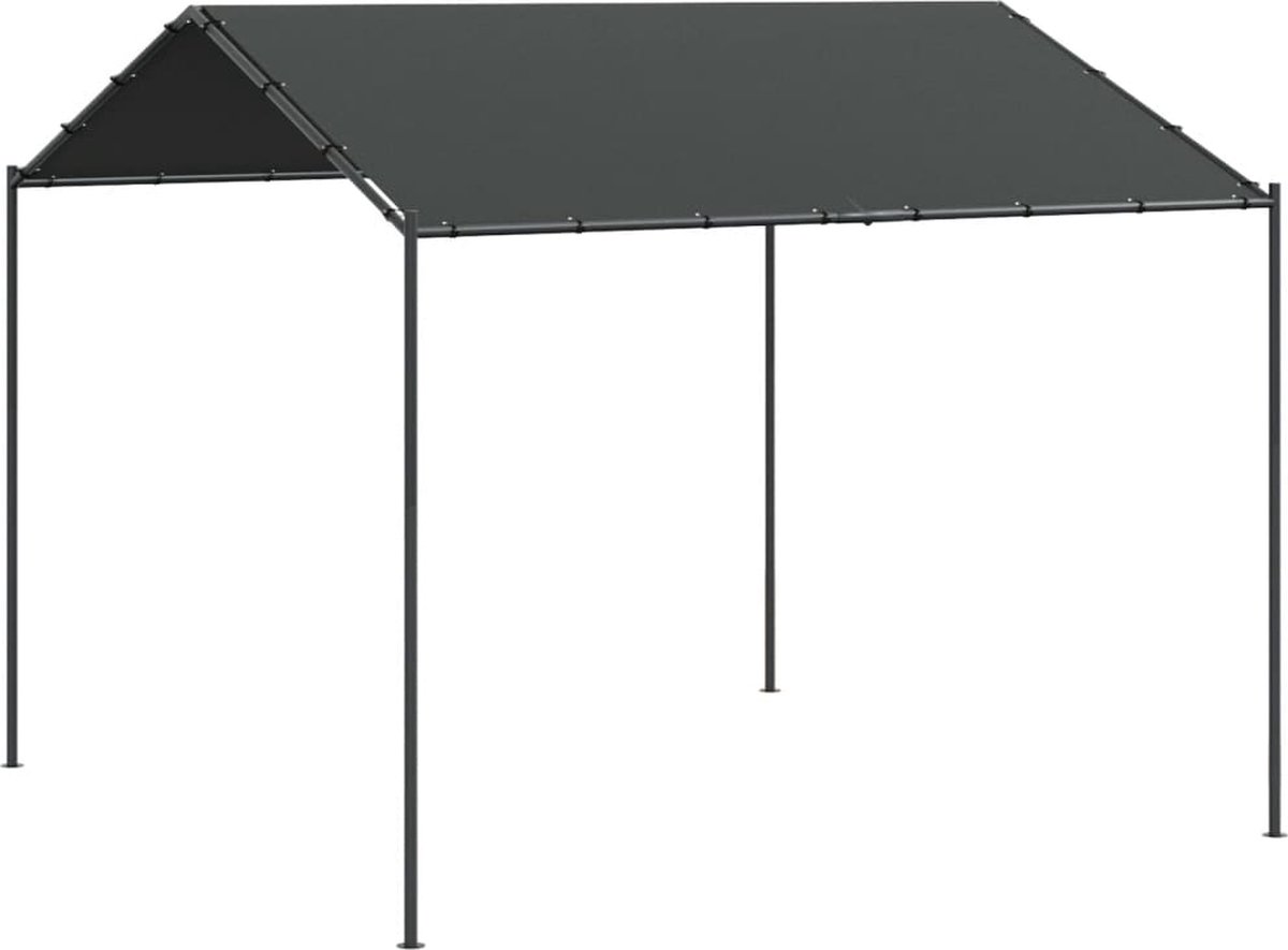 vidaXL-Tuinpaviljoen-3x3-m-staal-en-stof-antracietkleurig