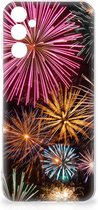 Smartphonehoesje Geschikt voor Samsung Galaxy M14 Smartphone hoesje Vuurwerk