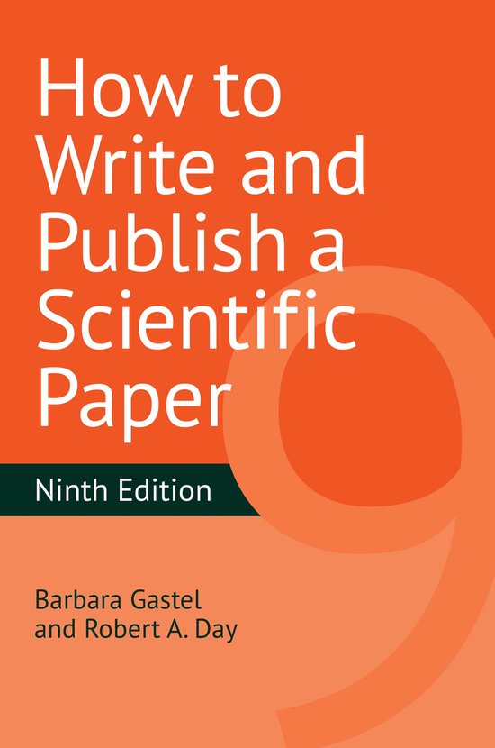 How to Write and Publish a Scientific Paper - cover