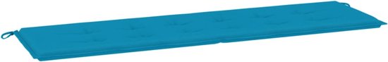 vidaXL - Tuinbankkussen - 180x50x3 - cm - oxford - stof - blauw