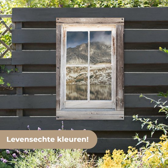 Affiche de jardin Transparente - Berg - Bois - 80x120 cm