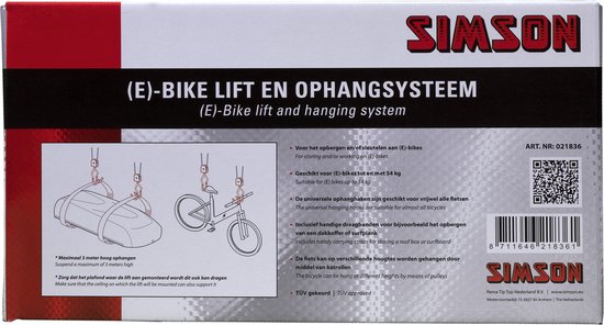 Simson fietslift zwaar (ebike) - Simson