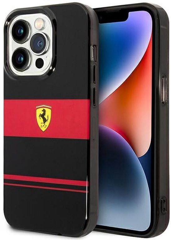 Bescherming Ferrari iPhone 14 Pro 6,1" black hardcase IMD Combi Magsafe van Merkloos — afbeelding 2