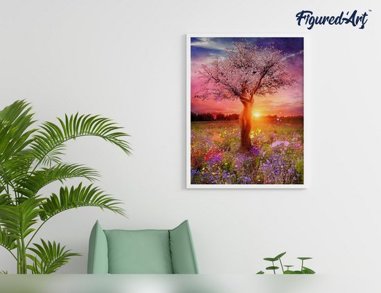 Peinture par Numero Adulte Arbre Amour Loisirs Créatifs Adultes, DIY
