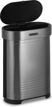 FlinQ Sensor Bin 60L Prullenbak - Vuilnisbak met Sensor en Softclose Deksel - Afvalbak met Industrieel Design - RVS Afvalemmer