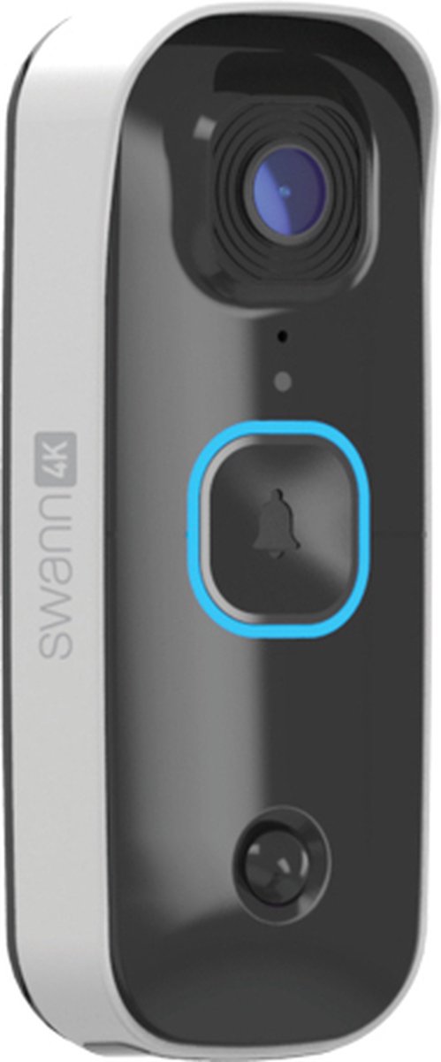 Afbeelding 2 van Swann Buddy4K™ Video Deurbel - Slimme Video Deurbel - Inclusief Chime - SwannShield™ AI Voice Assistant - 4K ultra HD video - Accu - Nachtvisie - Geen Abonnement - Inclusief 32GB SD Card