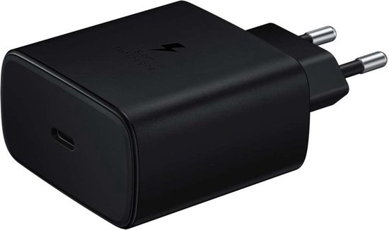 Adaptateur secteur Samsung - Câble USB-C vers USB-C - 45W - 1.8m - Noir