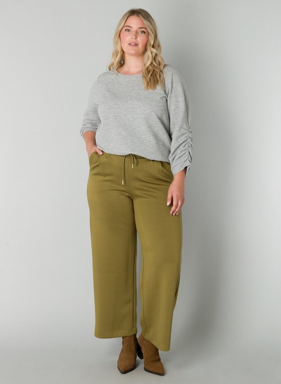 YESTA Venora Essential Tops - Light Grey/Melange - maat X-0(44)