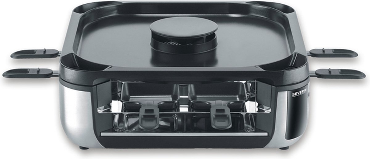 Severin RG2379 SEVENTO Racletteset Zwart