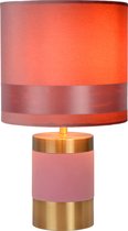 Bol.com Lucide EXTRAVAGANZA FRIZZLE - Tafellamp - Ø 18 cm - 1xE14 - Roze aanbieding
