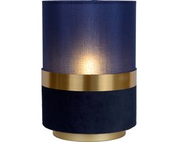 Lucide EXTRAVAGANZA TUSSE - Tafellamp - Ø 15 cm - 1xE14 - Blauw