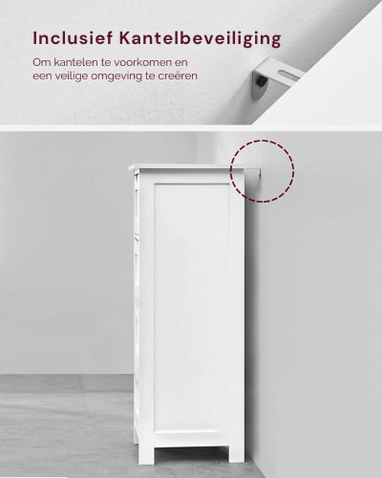 vidaXL Badkamerkast smal met wielen bewerkt hout bruin eikenkleurig, badkamer kast, toiletkastje, kolomkast, badkamerkastje, kolomkast badkamer