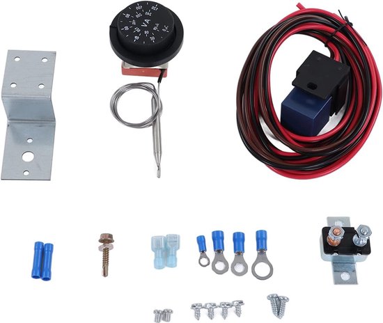 1/8-1/2 INCH NPT ELECTRIC RADIATOR FAN THERMOSTAT TEMP-ERATURE SENSOR SWITCH KIT