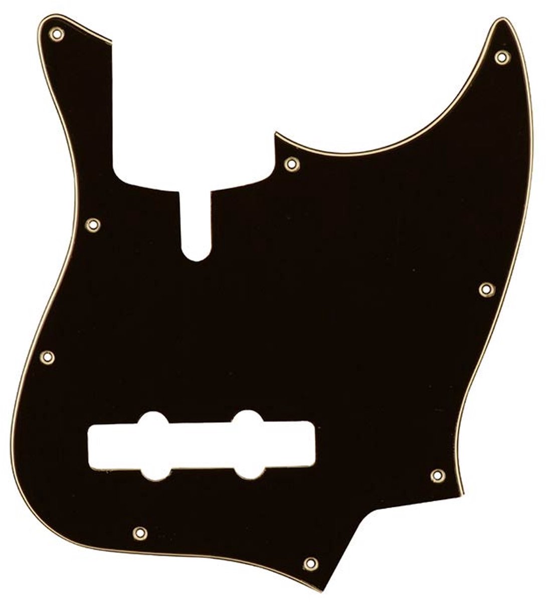 Boston M5V-310-BC pickguard, Sire Marcus Miller V-series 5-string, 3 ply, black and cream