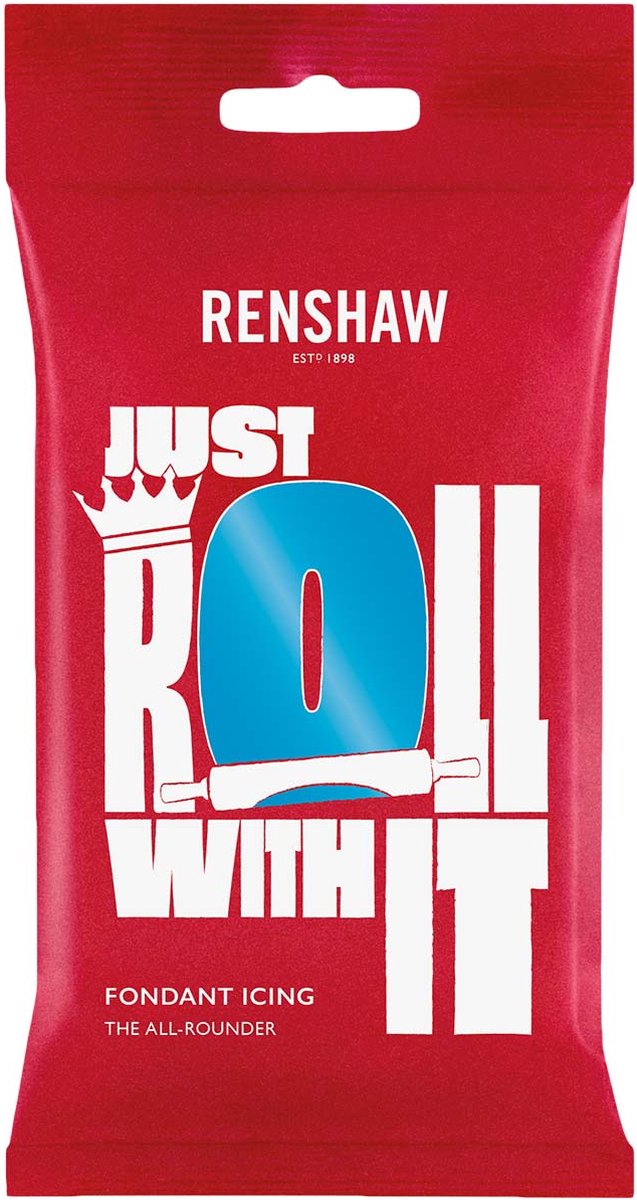 Renshaw Fondant Icing - Turquoise - 250g