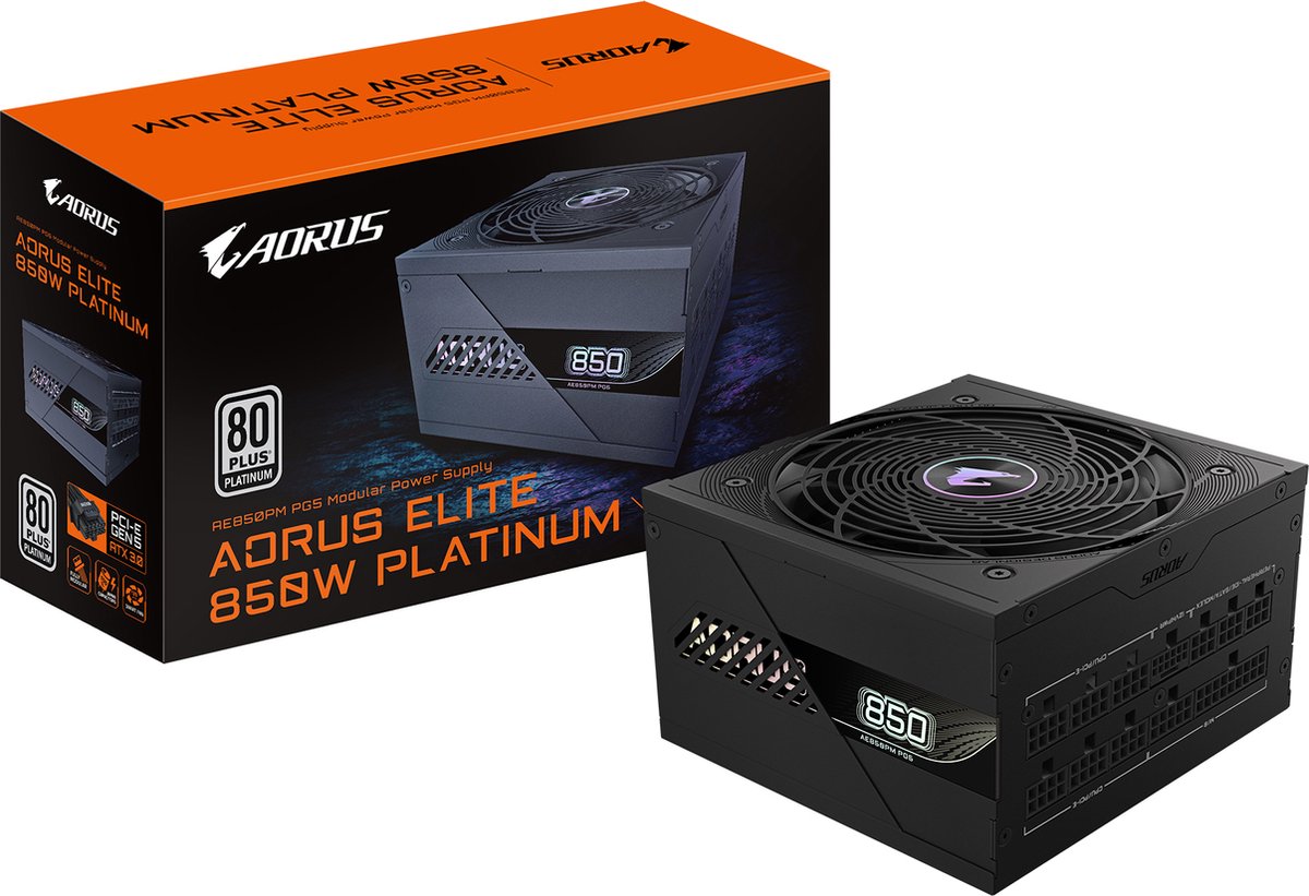 Voedingsbron Gigabyte GP-AE850PM PG5 850 W 80 PLUS Platinum
