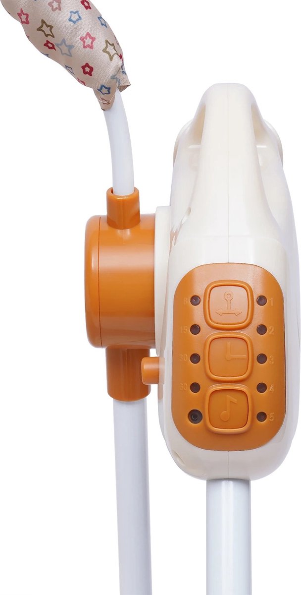 MazrekuHome® - Babyschommel - Schommelstoel baby - Elektrische wipstoel - Bluetooth muziek - Verstelbaar in verschillende standen van MazrekuHome — afbeelding 2