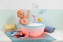 BABY born pop in verlicht badje met bubbels, met een badeendje en een douchekop.