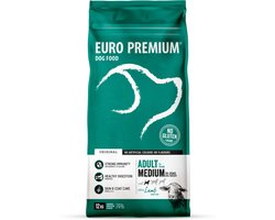 Euro-Premium Adult Medium - Hondenvoer - Lam Rijst 12 kg