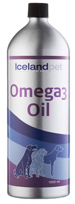 Icelandpet Omega-3 Oil - Voedingssupplement - 1000 ml Hond/Kat