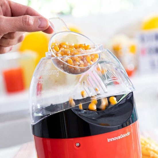 Popcot Popcornmaker op hete lucht - Gezonde popcorn bereiden - Compact en draagbaar - Thuis en bioscoop - Snelle popcorn met hete lucht — afbeelding 3