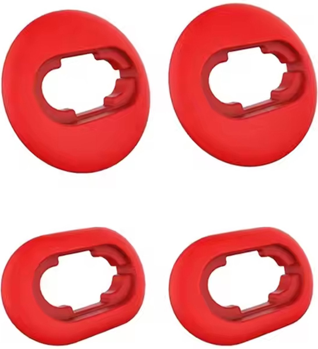 Ibley ComfortFit siliconen tips voor Galaxy buds Live Rood - Siliconen Earplug - S/L formaat - 2 paar - 2 maten