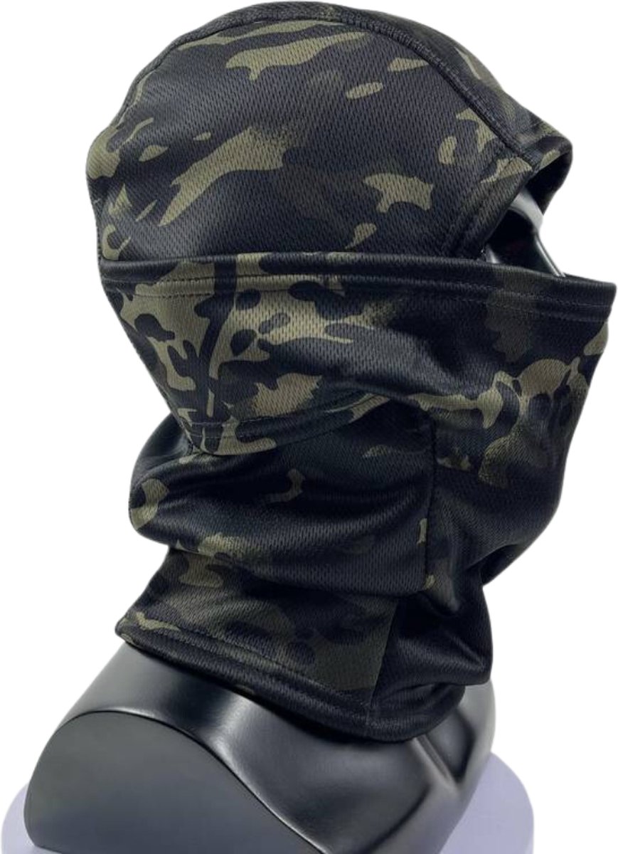 Bovista Ski Masker Bivakmuts Winter Masker Balaclava Ski Mask Full Face Mask Camouflage Zwart