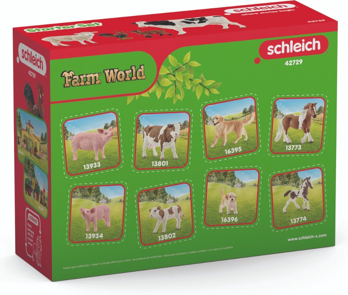 Schleich – Farm World – Boerderijdieren set – 4 figuren – 3+ — afbeelding 6