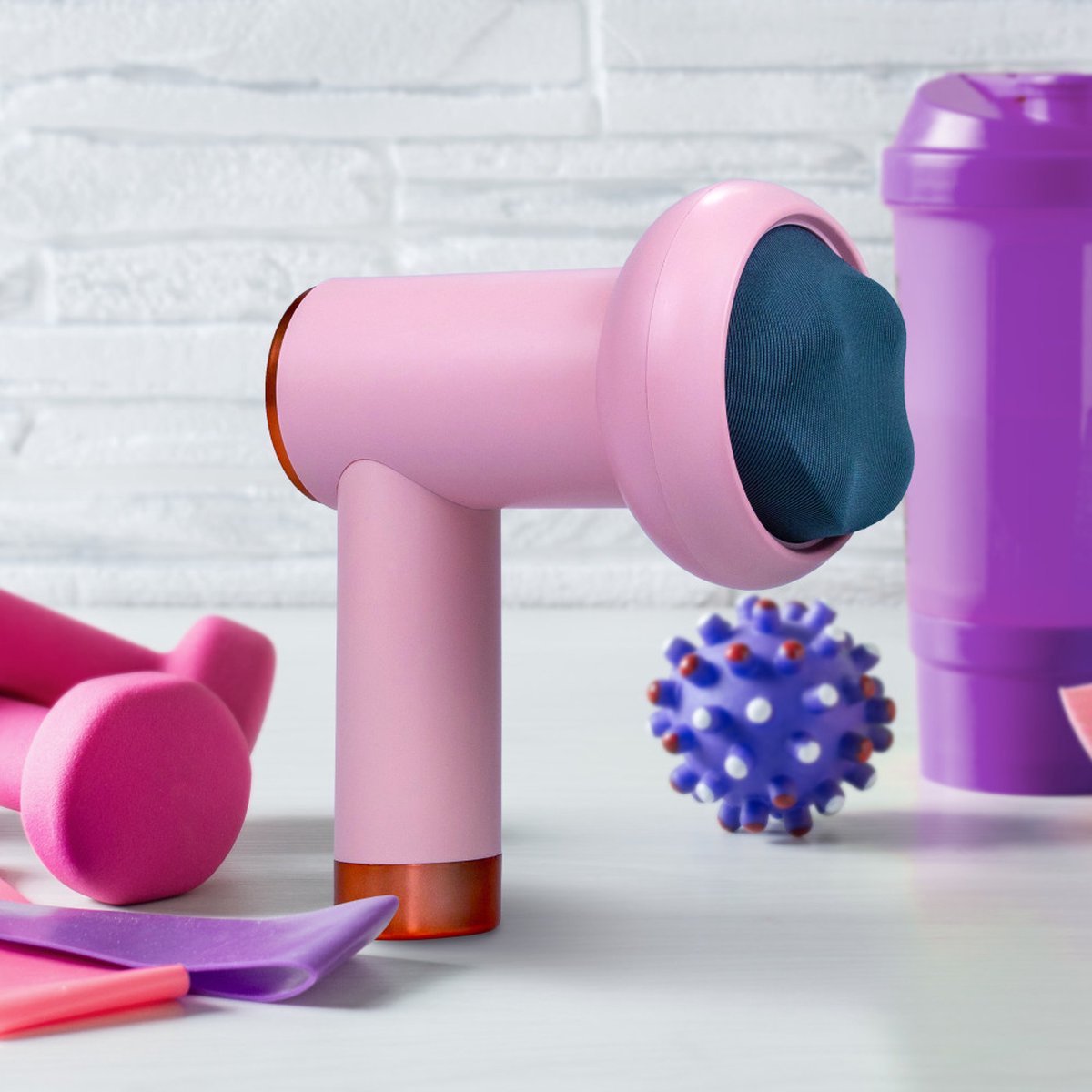 Peach Beauty Massage Gun met 5 massagekoppen voor €24,95 thumbnail 3