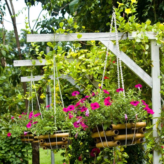 Relaxdays 10 stuks haken van ijzer en hout voor het ophangen van laarzen, rubberen clips, haken met klem, wit/naturel
