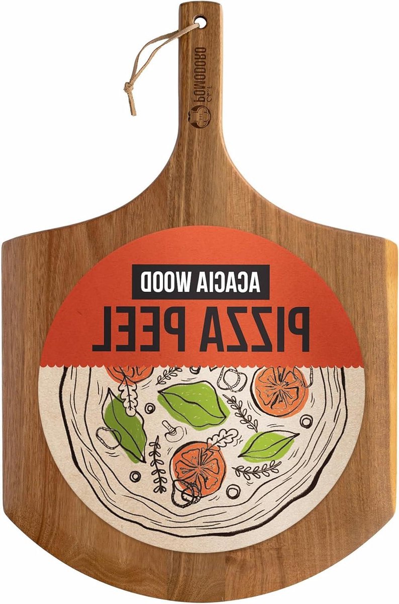 356 cm Acacia Pizza Peel Houten Pizza Peel met Handvat voor Zelfgemaakte Pizza's Pizza Oven Accessoires Spatel Gourmet