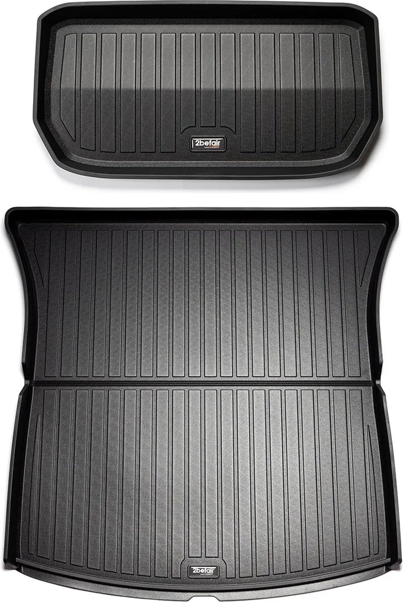 Tesla Model Y vloermatten rubber all weather Kofferbakmat en Frunk set – Premium Accessoires