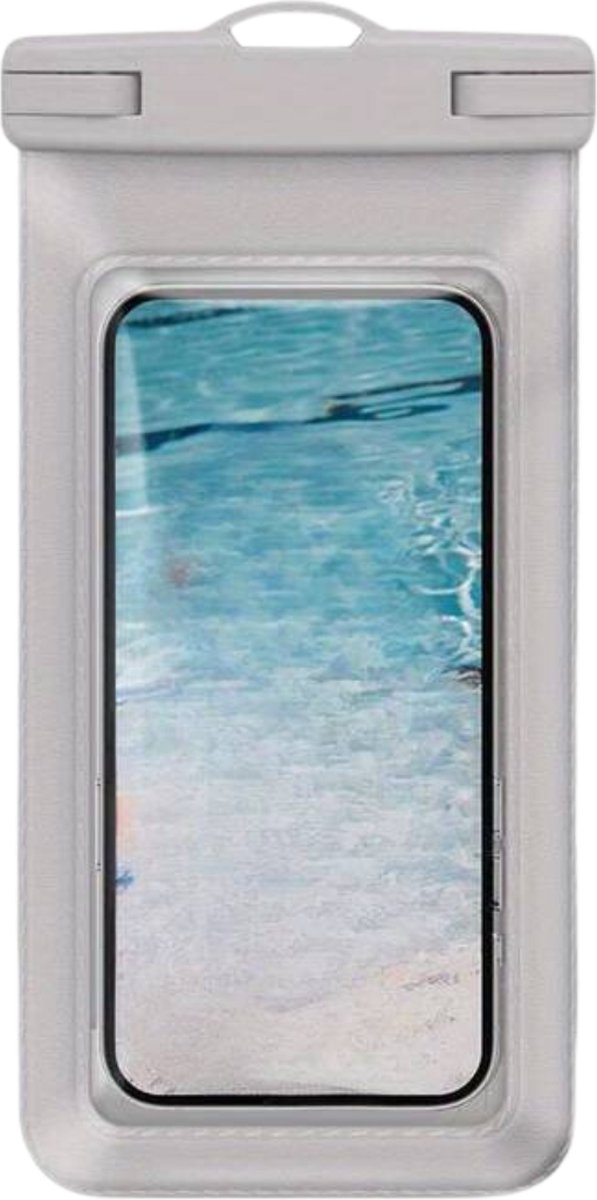 Bovista Waterdichte Telefoonhoesjes - Waterdicht Telefoonzakje - Waterproof Festival Opbergtasje - Documententasje - Waterbestendig - Grijs