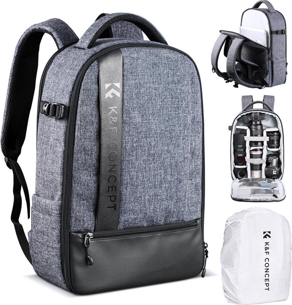 K&F Concept Beta Backpack 15L rugzak foto camera video cameratas fototas rugtas