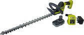 Bol.com Ryobi RY18HT50A-120 accu heggenschaar 18 V ONE+ 50 cm ( 5133005378 ) + 1x accu 2.0 Ah + lader aanbieding