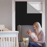 Bol.com Draagbare Verduisteringsstof Met 12 zuignappen en 20 klittenband Tijdelijke Verduisteringsgordijnen 240 x 145 cm cut om ... aanbieding