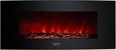 Bol.com Elektrische Open Haard Ready Warm 3500 Curved Flames Keuken Roestvrij Staal - Wanddecoratie Elektrische haard aanbieding