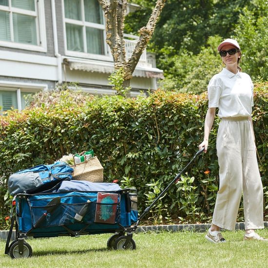 Opvouwbare Transportwagen voor Strand, Tuin en Kamperen - Capaciteit tot 100 kg van LifeGoods — afbeelding 5