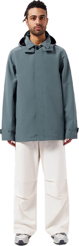 Regenjas - MAIUM Mac Short Blue Grey - Maat