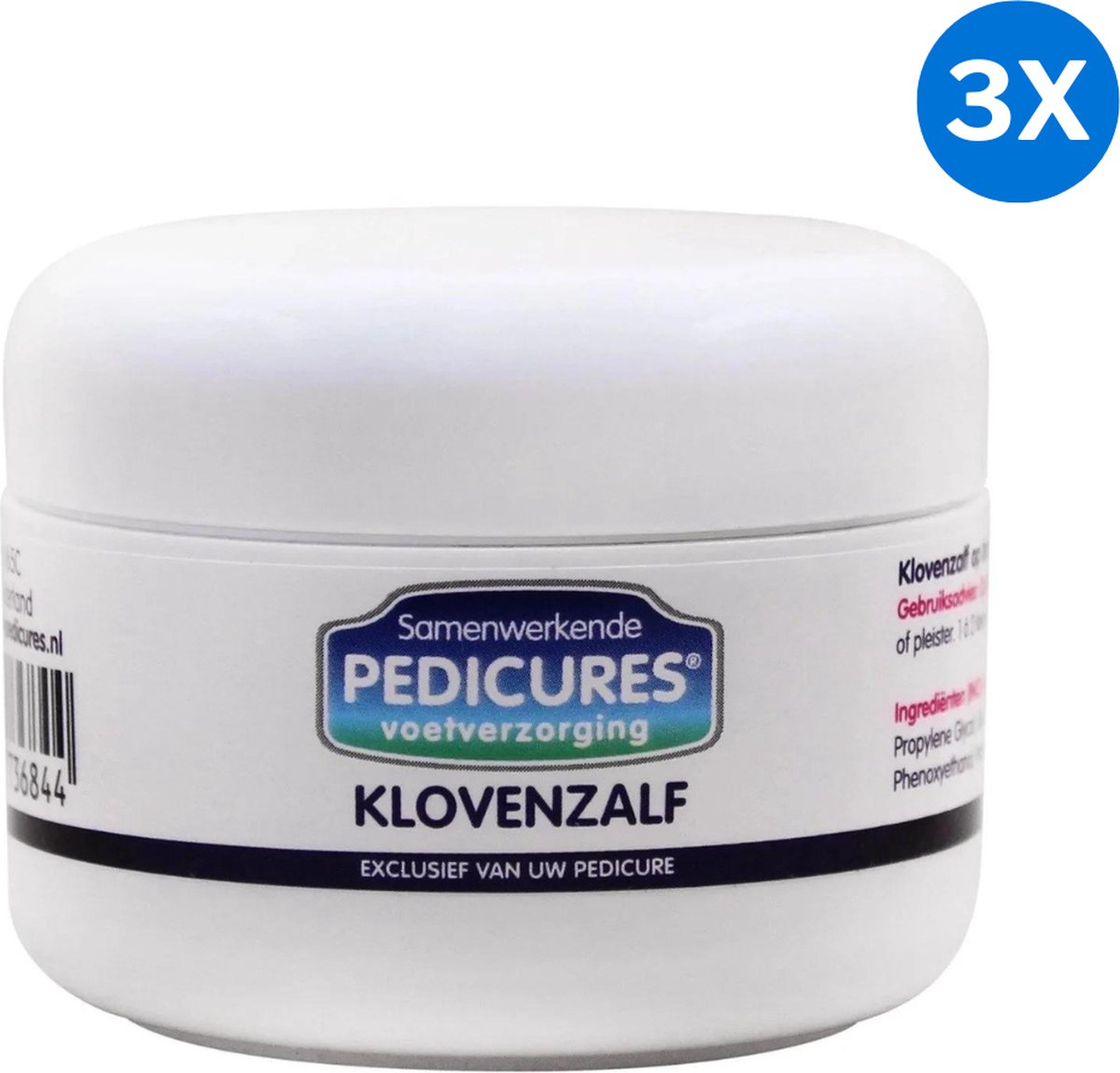 3x Samenwerkende Pedicures Klovenzalf Samenwerkende Pedicures