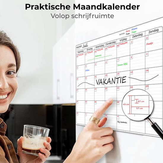 Whiteboard MAULpro, Mobiel, In Hoogte Verstelbaar, Met Gratis Starterkit Set