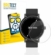 BROTECT - Screenprotector voor Horloges (Rond, ø: 36 mm) - Folie Beschermfolie Beschermglas transparant