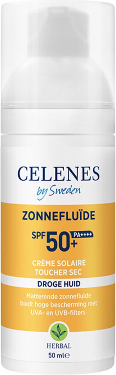 Goedkoopste Celenes by Sweden Organic Dry Touch Zonnebrand SPF50 - Zonnebescherming - Anti Aging - 50ml