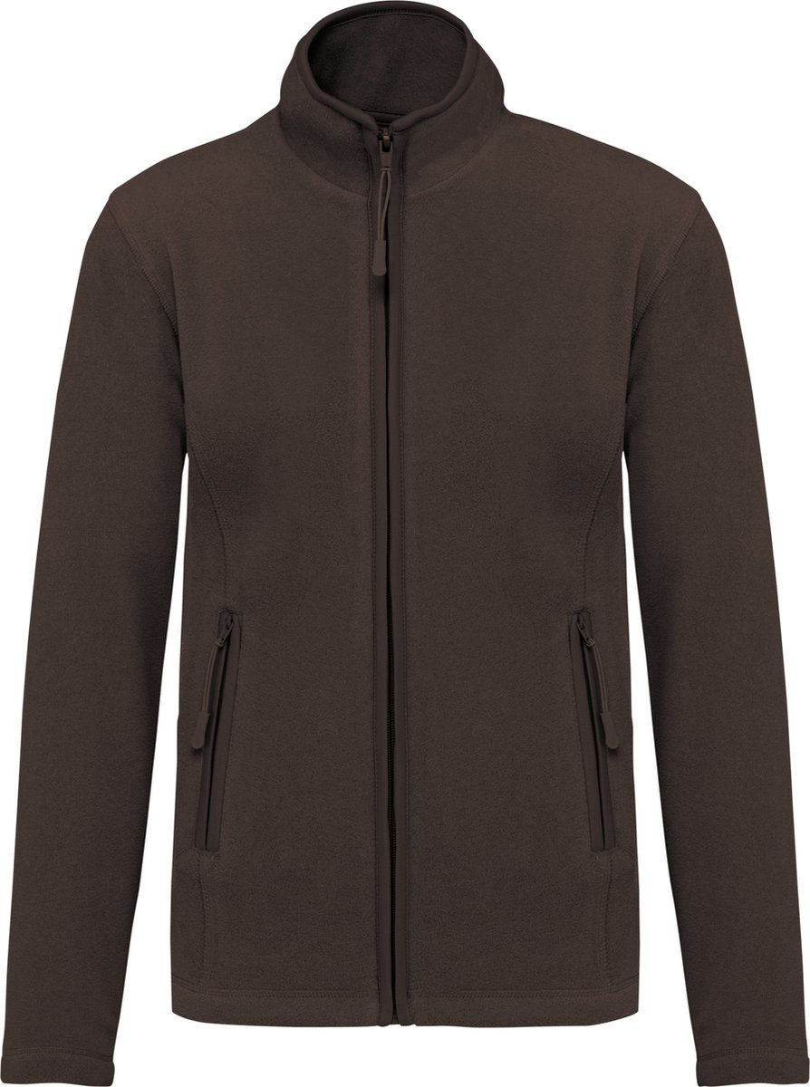Kariban Microfleece met rits dames K907 Chocolate Bruin