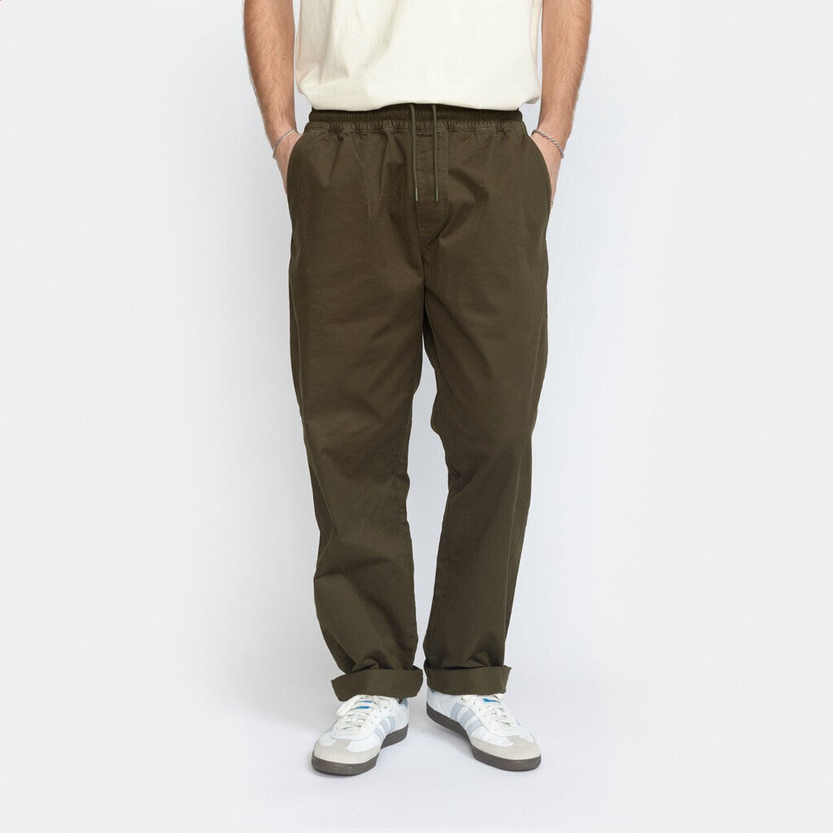 Casual trousers 5871 Groen